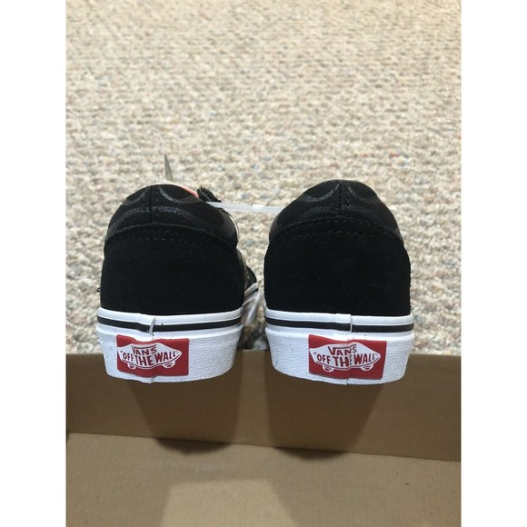 Vans Old Skool (Glossy Flame) Skulls Kids Skate Shoes Sneakers New Size 13 Black - Picture 7 of 11